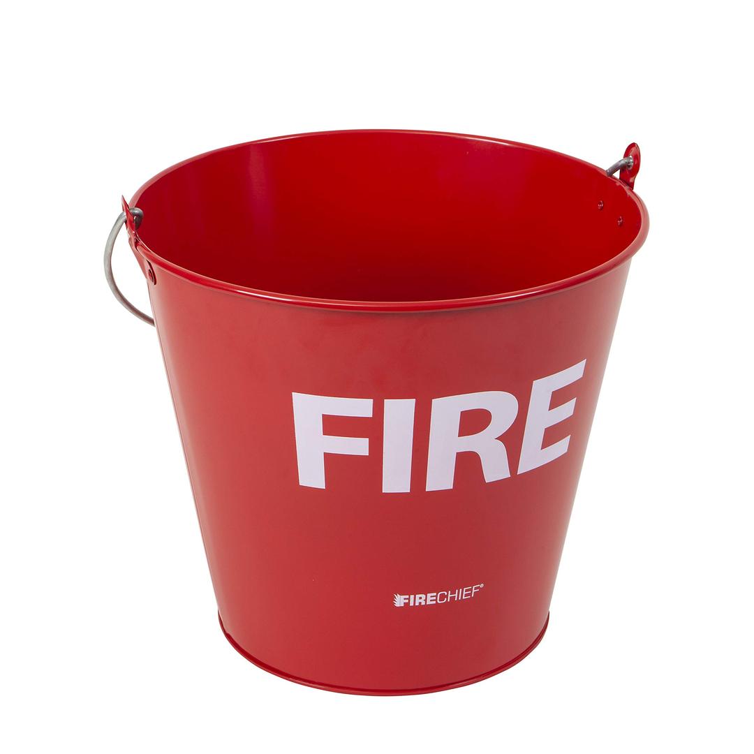 Firechief MFB1 Metal Fire Bucket, Red