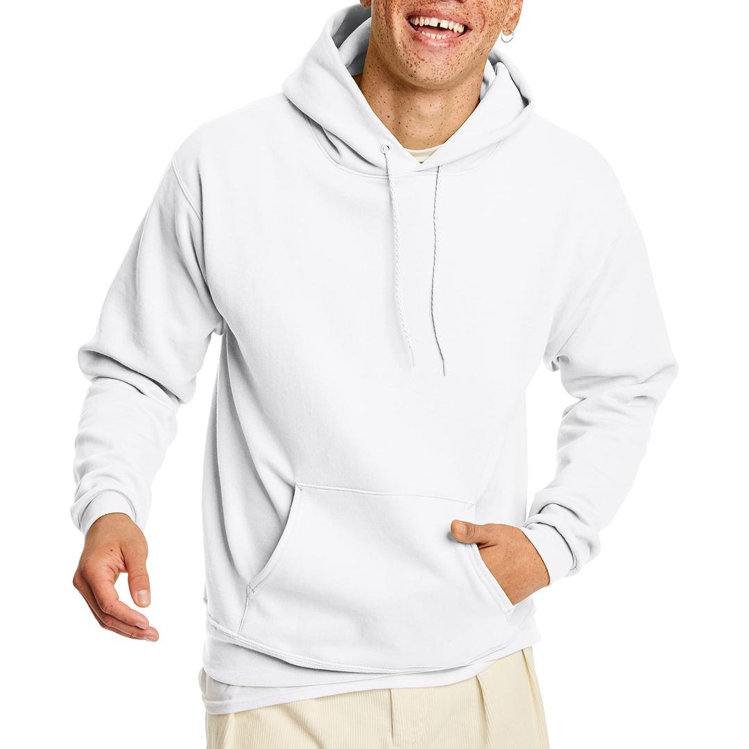 Hanes Boy's Big Cotton Crewneck Fleece Closure Sweatshirt