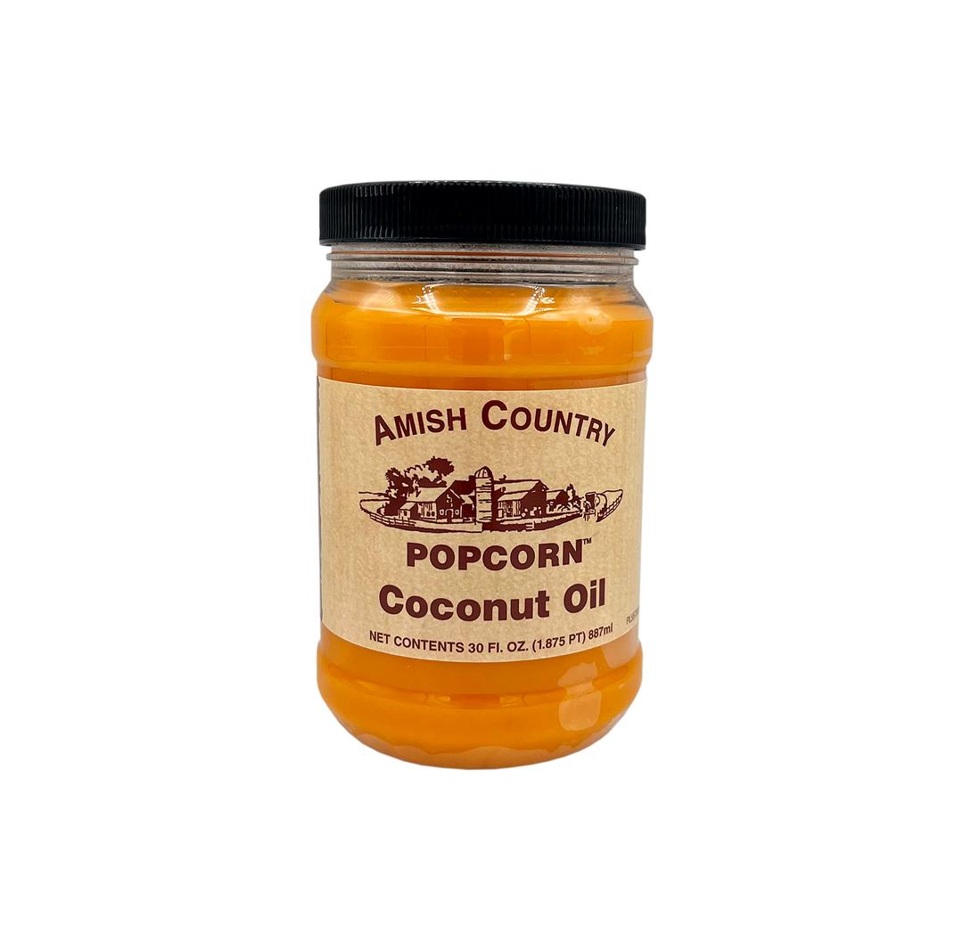 Amish Country PopcornCoconut Oil | Vegan, Tree Nut and Peanut Free | Old Fashioned, Non-GMO and Gluten Free (30 oz)