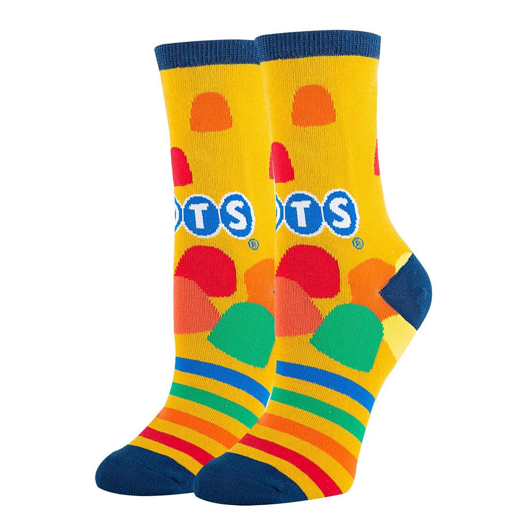 ooohyeahWomen's Novelty Tootsie Roll, Blow Pop, Dots Candy Crew Socks, Crazy Funny Cotton Dress Socks Gift, Size 5-10