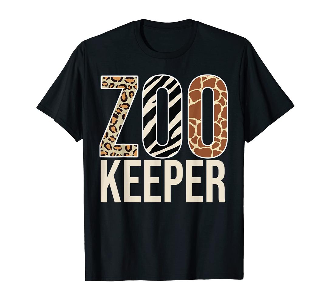 Zookeeper Animals Zoo Wildlife Lover Safari Savanna Costume T-Shirt