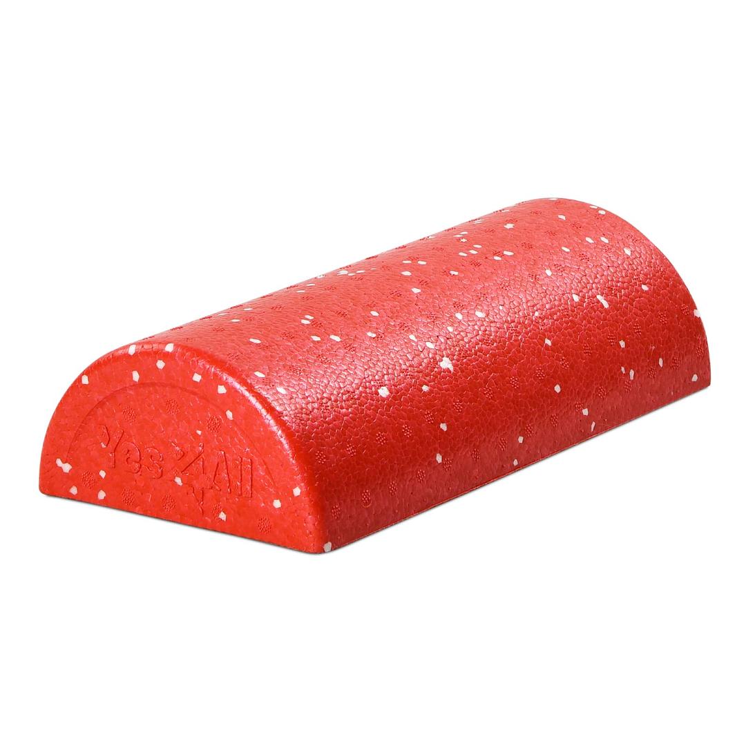 High Density Half Round Foam Roller Support Pain Relieved, Back, Leg and Muscle Restoration, 12", 18", 24", 36"