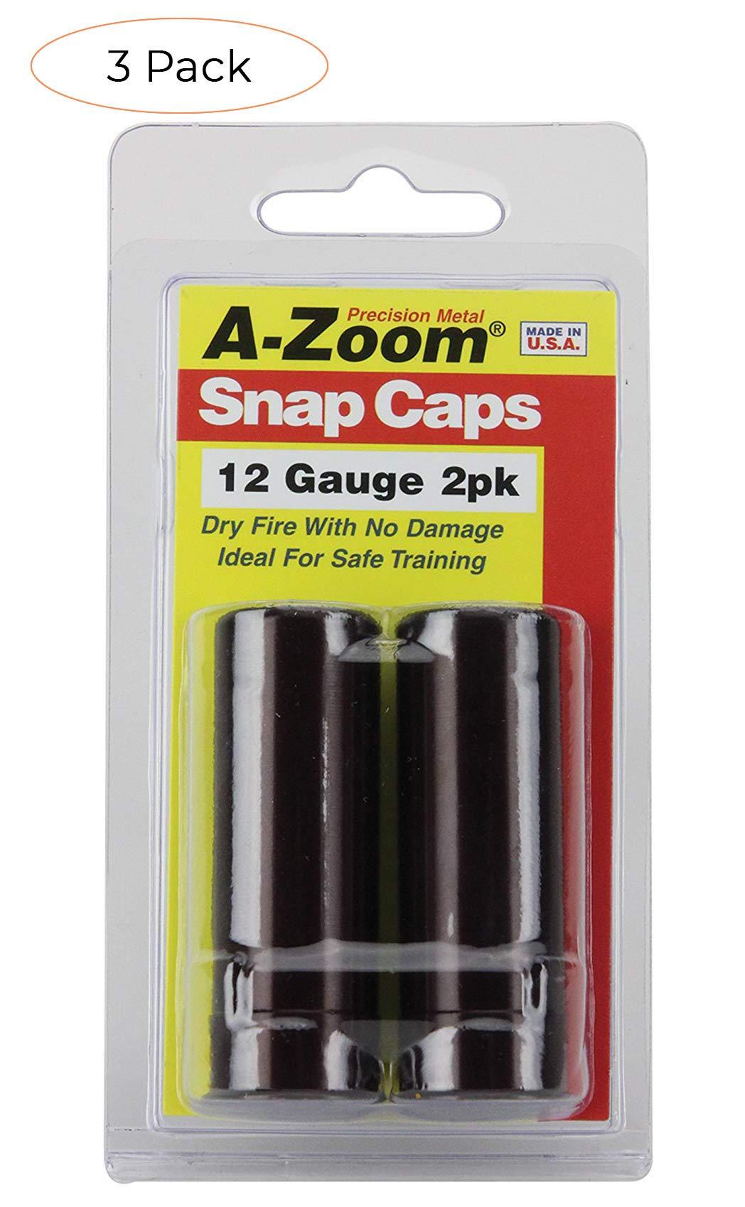 A-ZOOM Precision Snap Caps 12 Gauge (2 Pack) (Thrее Расk)