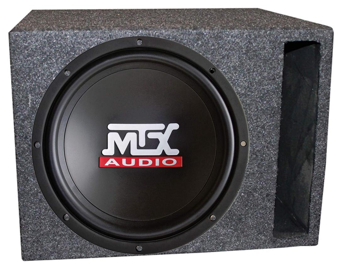 MTX TN12-02 12" 400 Watt Car Audio Bass Subwoofer + Vented Ported Box Enclosure