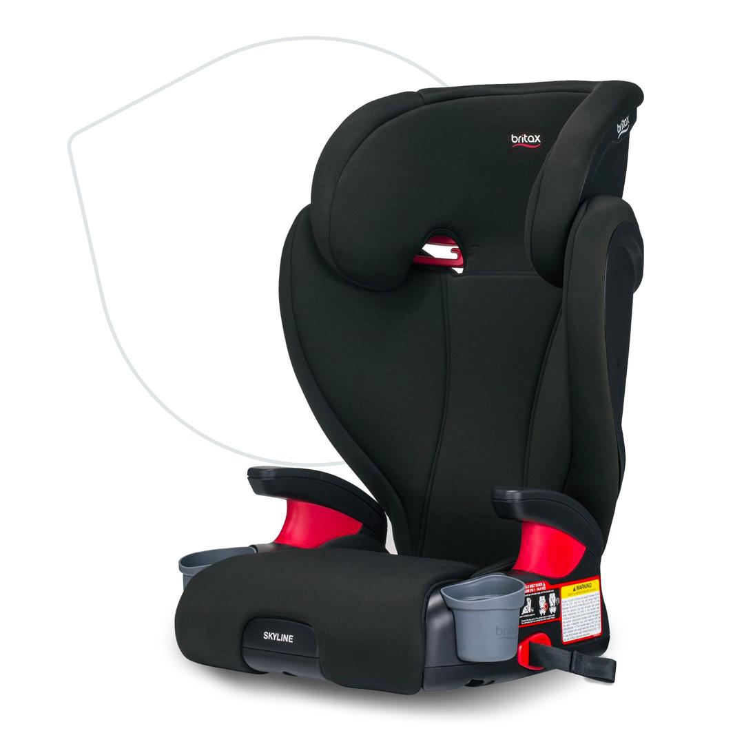 BRITAXSkyline 2-Stage Belt-Positioning Booster Car Seat, Dusk - Highback and Backless Seat