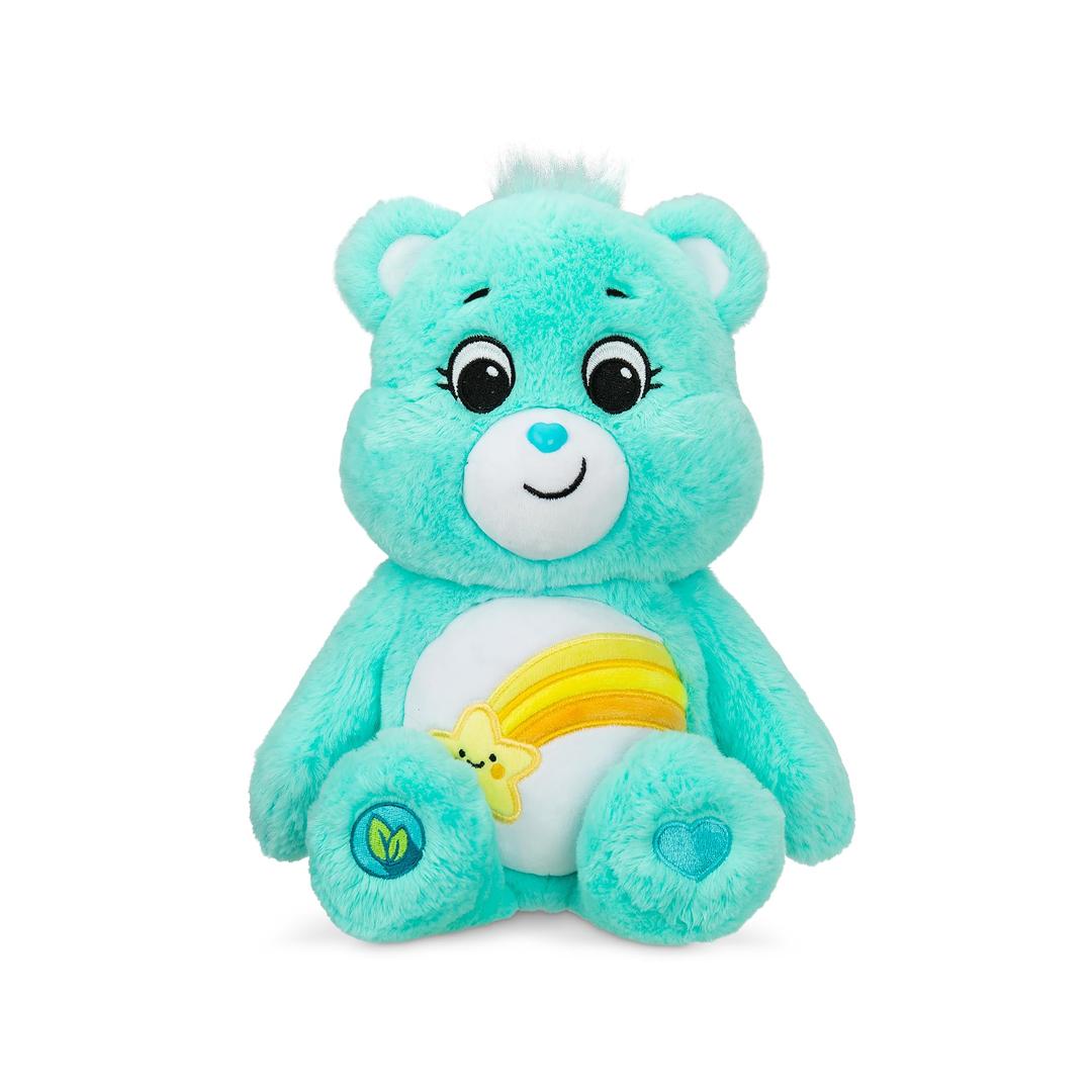 Care Bears 22086 14 Inch Medium Plush Wish Bear, Collectable Cute Plush Toy, Cuddly Toys for Children, Soft Toys for Girls and Boys, Cute Teddies Suitable for Girls and Boys Aged 4 Years +