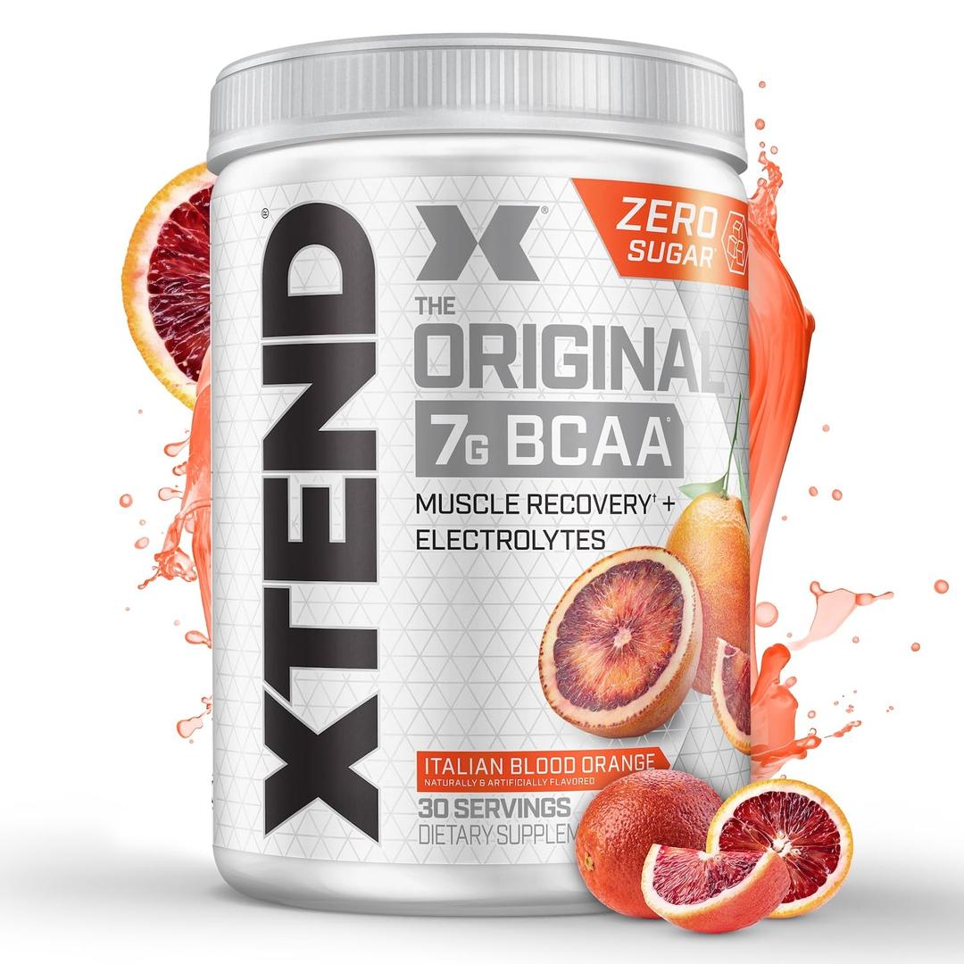 Xtend XTEND Original BCAA Powder 7g BCAA and 2.5g L-Glutamine, Sugar Free Post Workout Muscle Recovery Drink with Amino Acids for Men & Women, 30 Servings