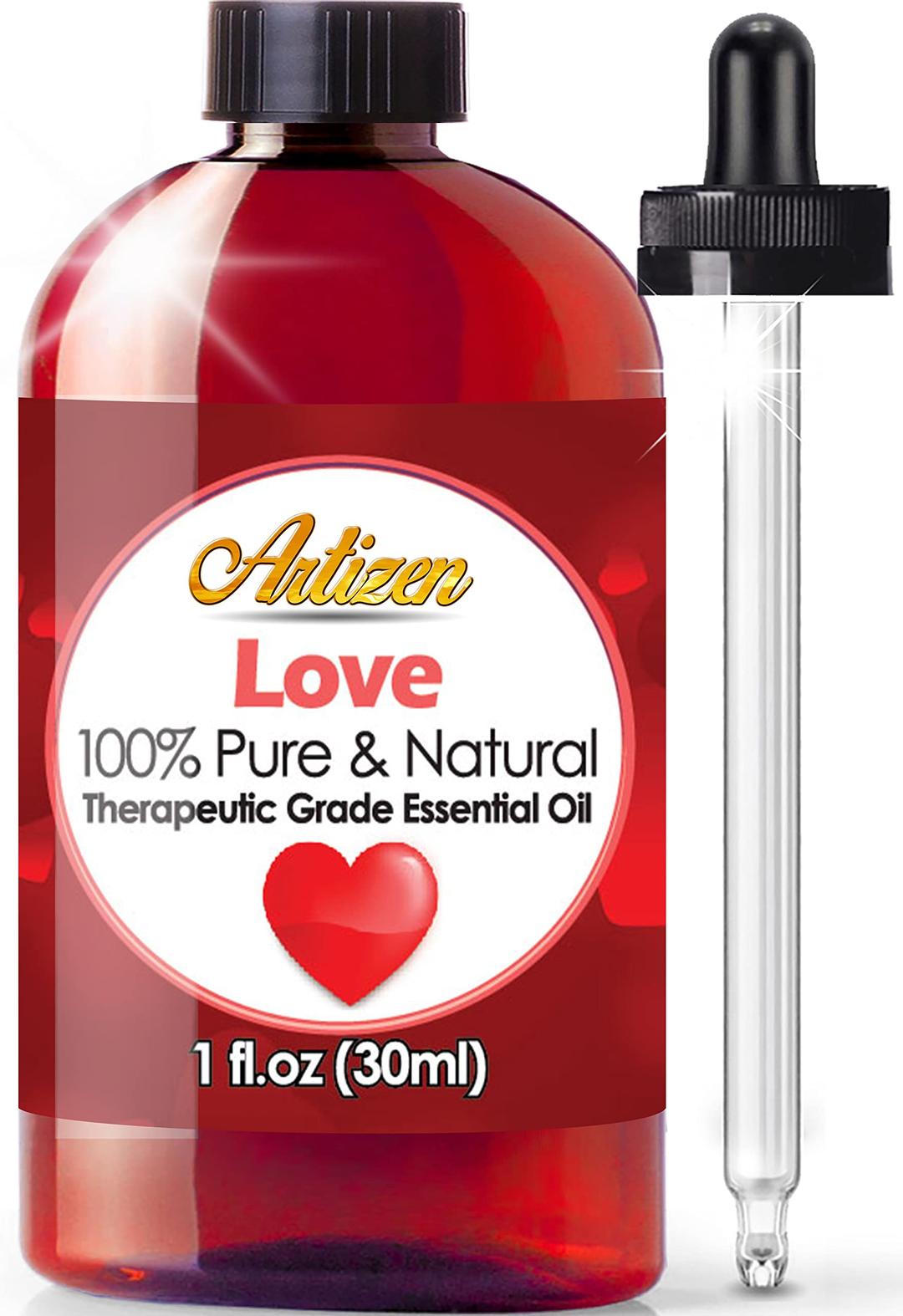 Artizen Love Blend Essential Oil (100% Pure & Natural - Undiluted) Therapeutic Grade - Huge 1oz Bottle for Aromatherapy, Relaxation, Skin Therapy & More - Love Blend Oil - Pure Love Essential Oil