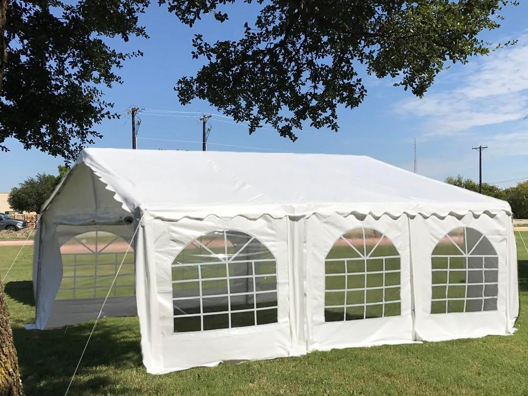 DELTA20'x16' Budget PVC Tents for Parties Party Tent, Outdoor Canopy Carpas para Fiestas, Wedding Tent Big Tents with Waterproof Top Cover