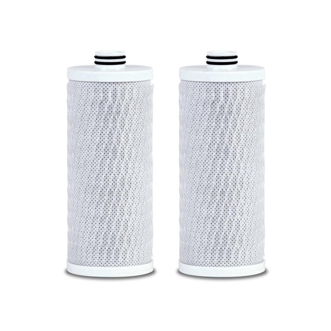 AquasanaClean Water Machine Replacement Filter Cartridges - Removes Up To 96% of Chlorine & 99% of 77 Contaminants - 2 Count - AQ-CWM-R-D