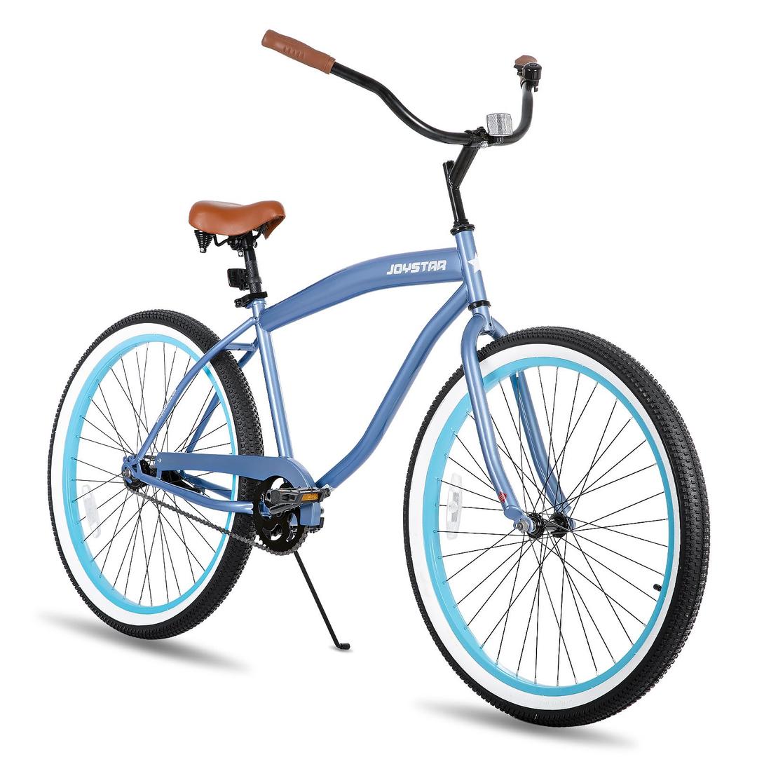 JOYSTAR 20" 24" 26" Beach Cruiser Bike for Girls, Boys, Mens and Womens, Single Speed Kids Cruiser Bikes with Coaster Brake, Multiple Colors