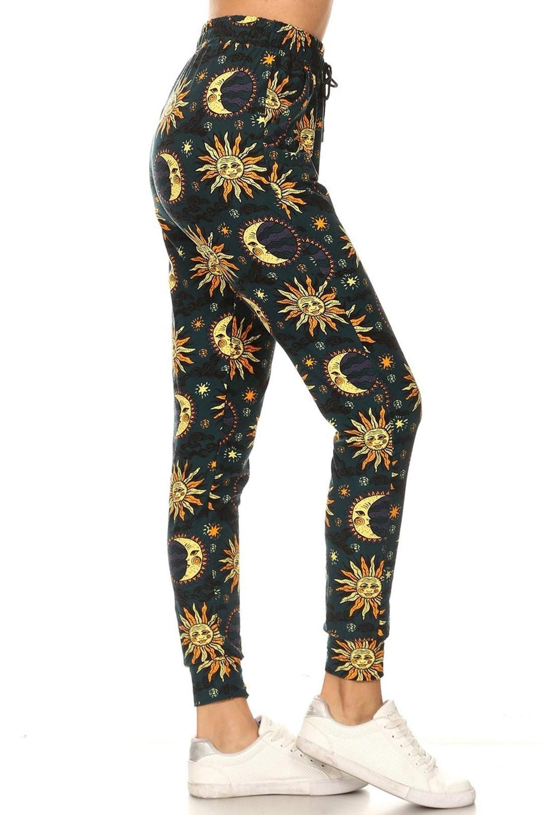 Leggings Depot Women's Popular Print High Waist Premium Jogger Track Pants(S-3X) BAT1