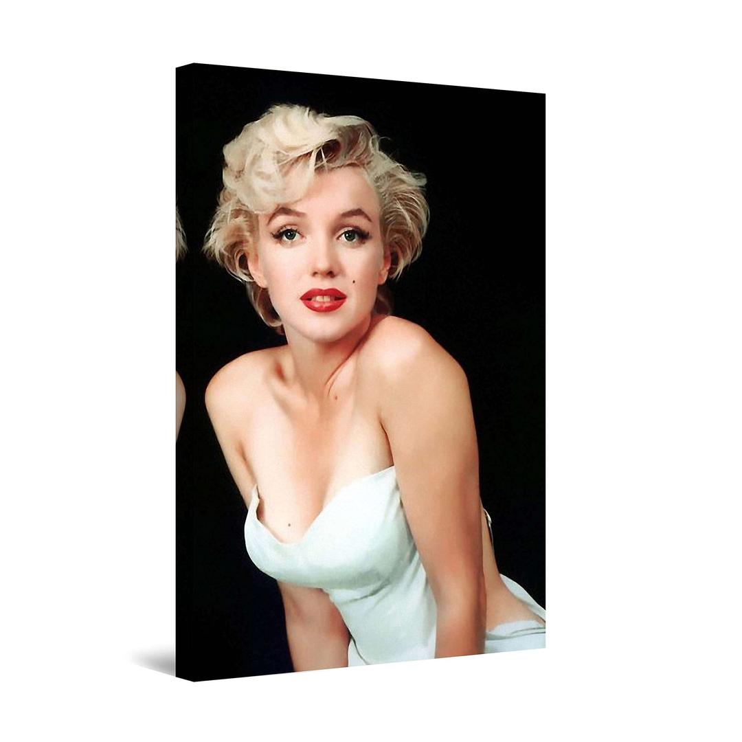 Startonight Wall Art Canvas Marilyn Monroe The Most Beautiful Woman the World, Women Framed 24 x 36 Inches