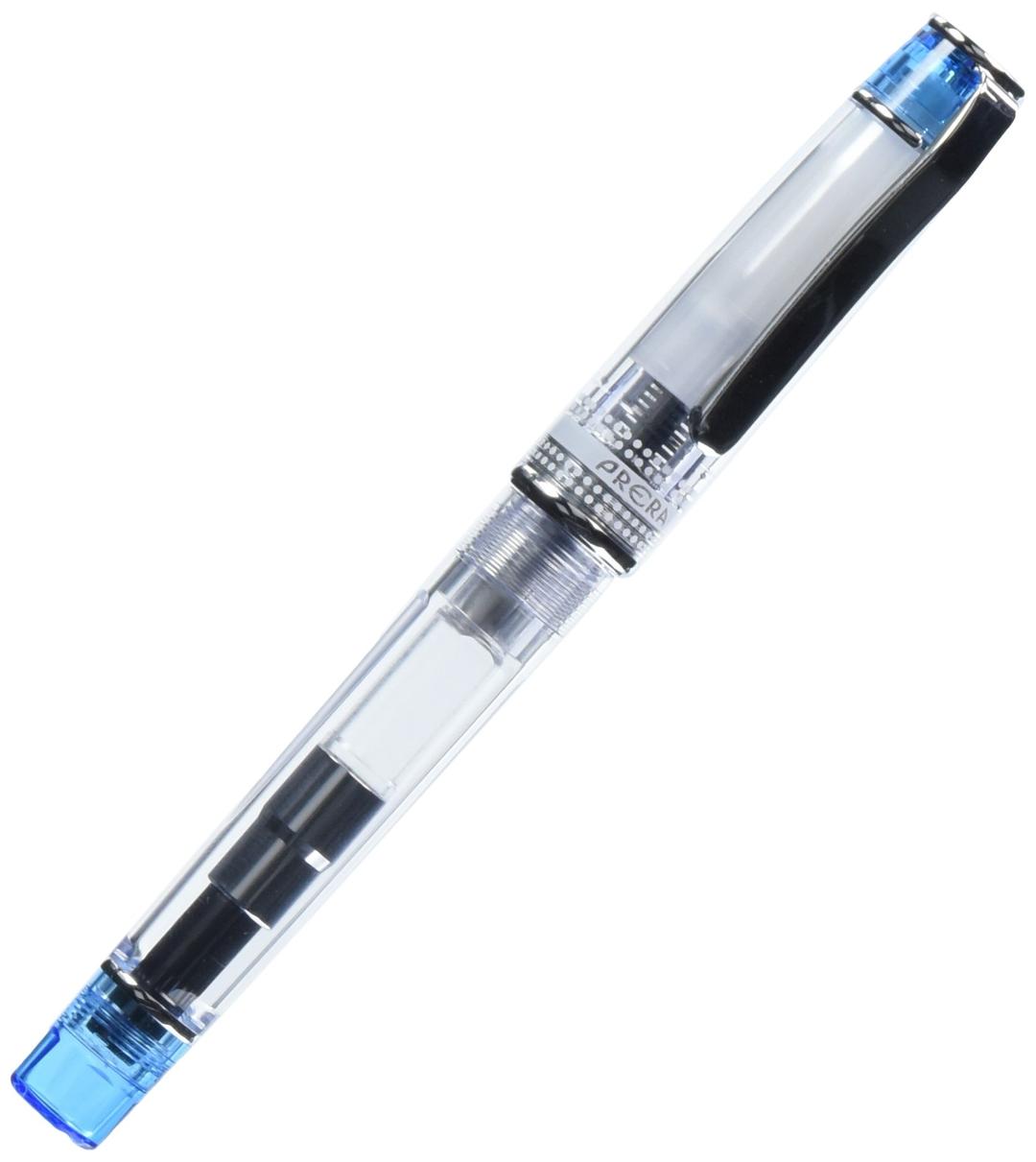 PILOTPrera Iro-Ai Fine-Nib Transparent Light Blue Body Fountain Pen (FPRN-350R-TLBF)