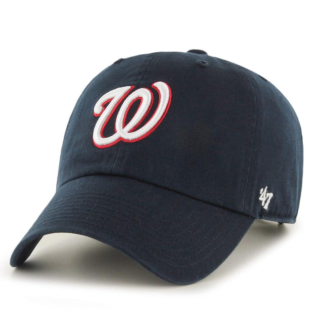 '47Brand Washington Nationals Clean Up Adult Size Navy