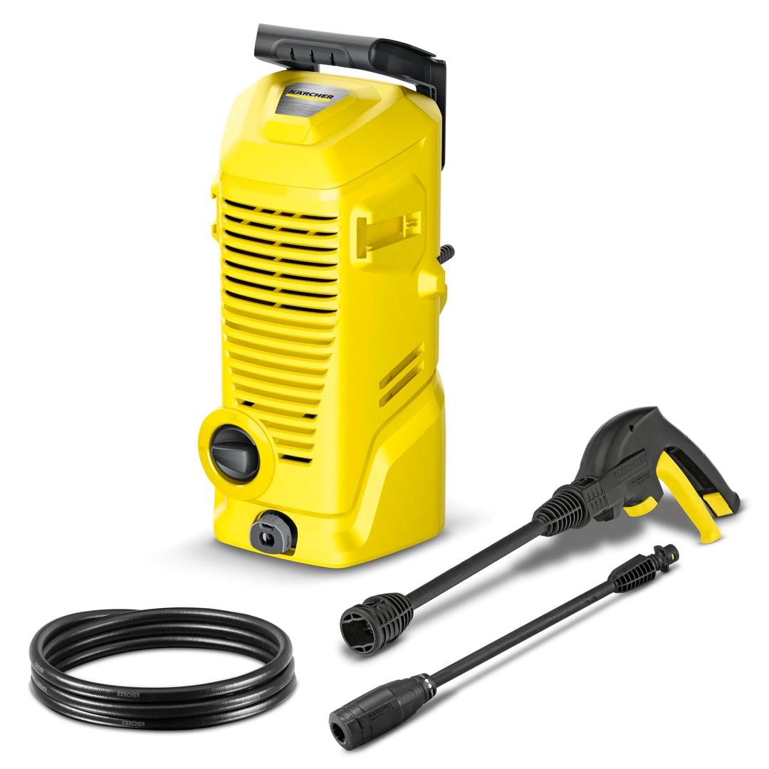 KärcherK 1 Electric Pressure Washer, Spray Gun, Vario Power Spray Wand and Hose - Compact Design and Lightweight, Power Washer 1700 PSI - 1.45 GPM