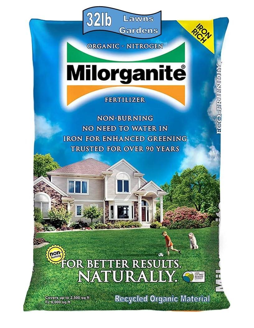 Milorganite Recycled Lawn and Garden Nitrogen Fertilizer (Recycled Organic Material)