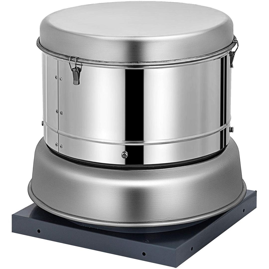 VEVOR 2400 CFM Roof Fan Up-blast Restaurant Exhaust Fan High Speed Direct Drive Up-blast Exhaust Fan 250W