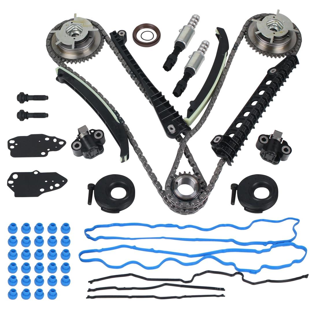 9-0391SBVVT1 Engine Timing Chain Kit Fit for 2005-2014 Ford Expedition, Navigator,2004-2010 F-150, F-250,F-350, 2006-2008 Lincoln Mark LT V8 5.4L