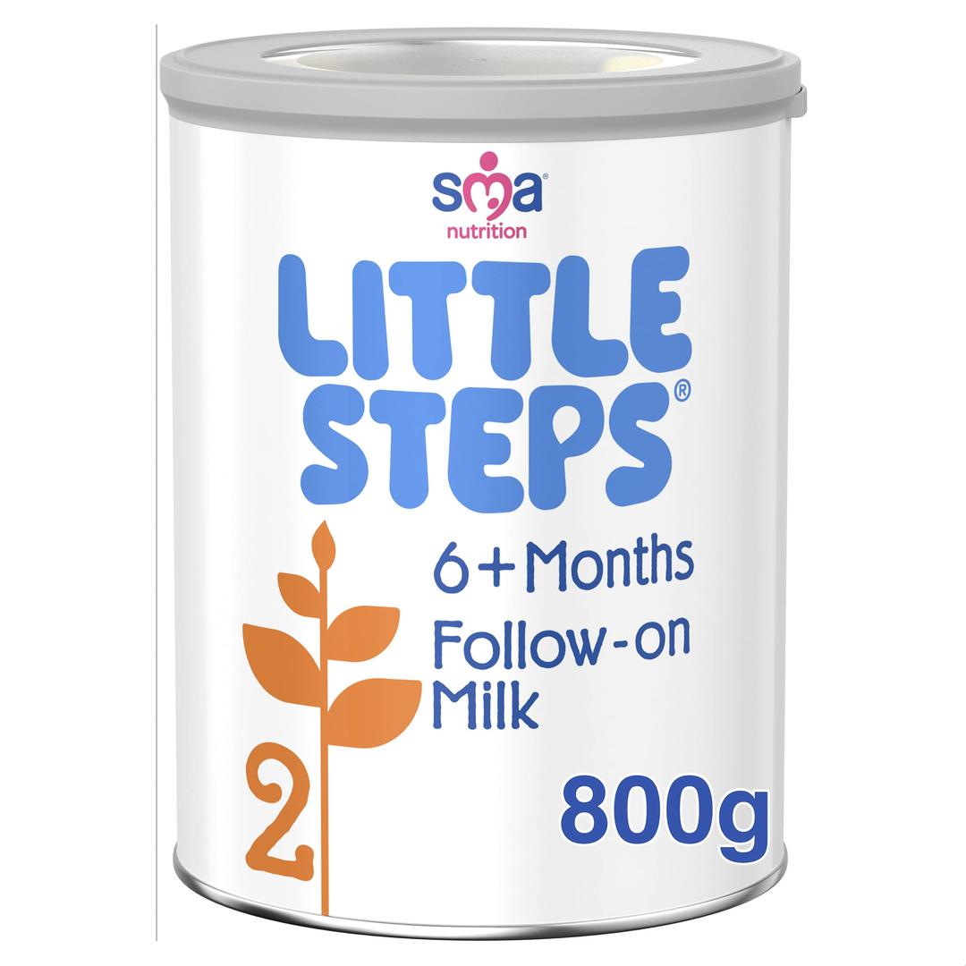 SMA LITTLE STEPS Follow-on Baby Milk Powder, 6-12 Months, 800g (Pack of 1)