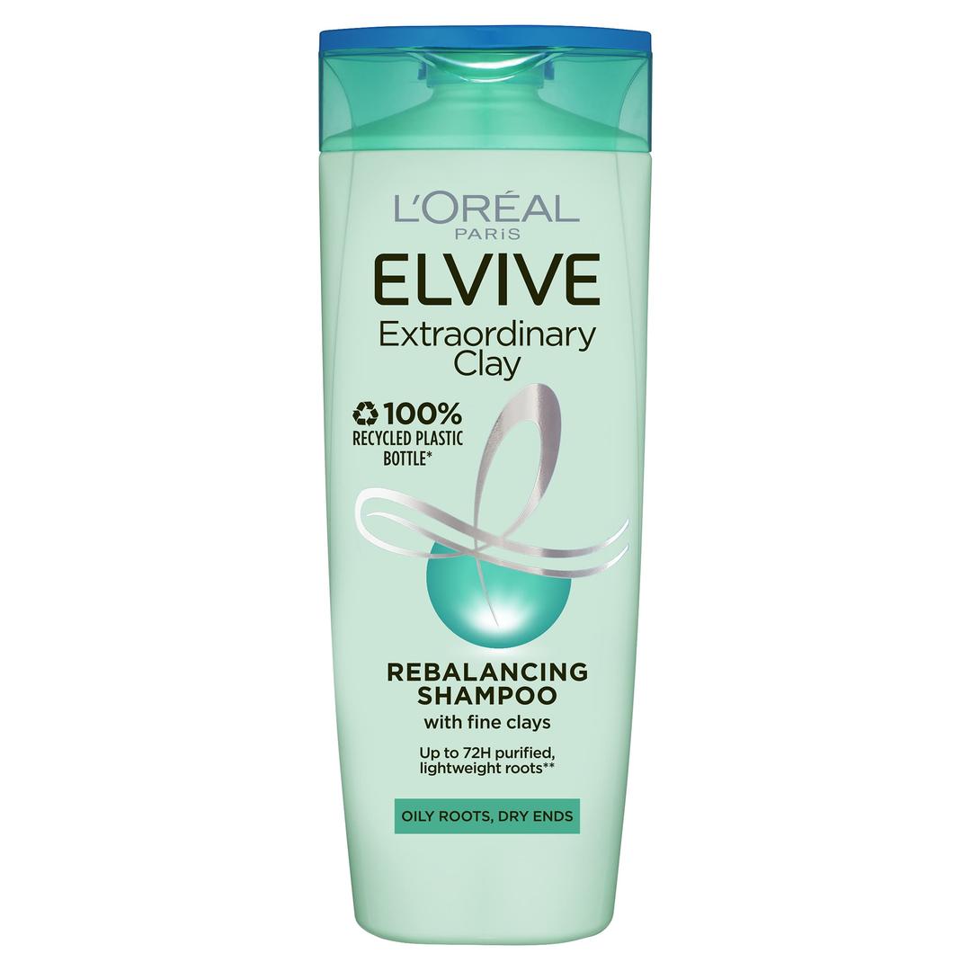 L'Oreal ParisElvive Extraordinary Clay Re-Balancing Shampoo 400ml