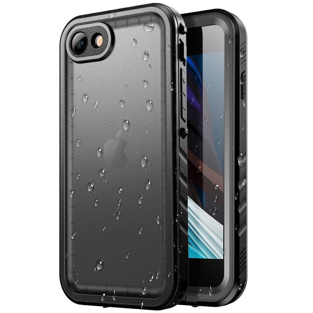 SPORTLINK Waterproof Case for iPhone SE 3rd 2022/iPhone SE 2nd 2020/iPhone 7/8 - Full Body Shockproof Dustproof Phone Screen Protector Rugged Waterproof Case for iPhone SE3/SE2/7/8 (Black)