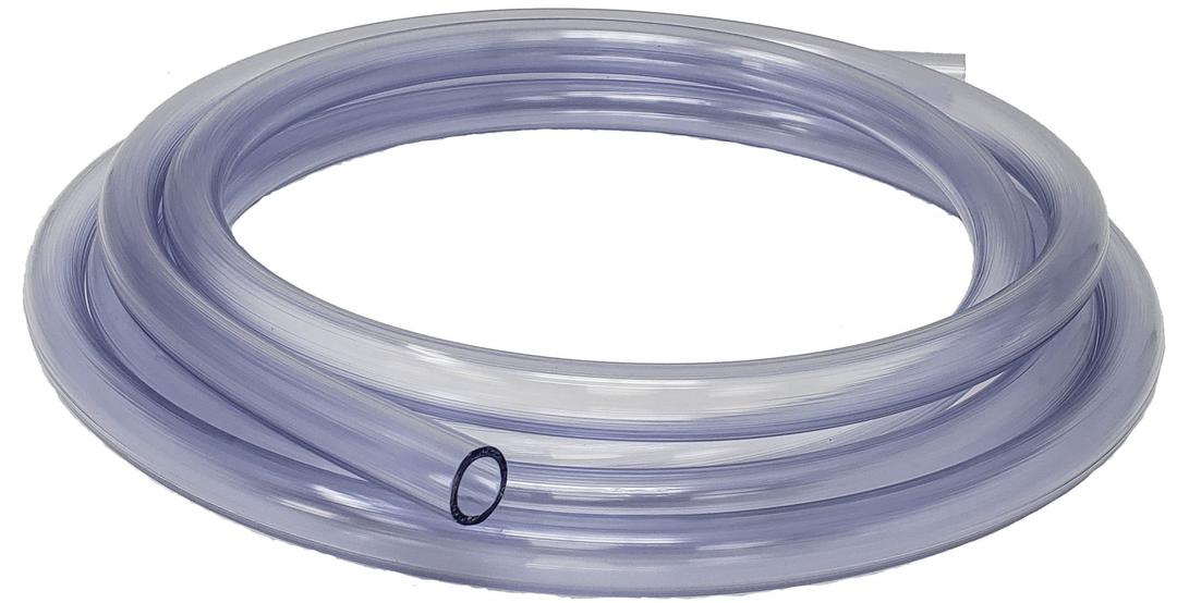 Food Grade Crystal Clear Vinyl Tubing, 1/2-Inch ID x 5/8-Inch OD, 10-FT, Made in USA