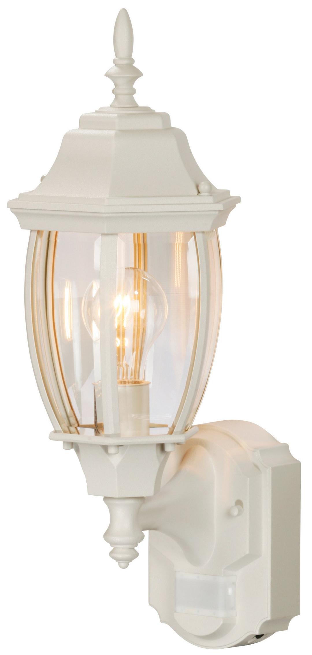 Heath ZenithHZ-4192-WH Six-Sided Die-Cast Aluminum Lantern, White with Beveled Glass, Bulb Not Included