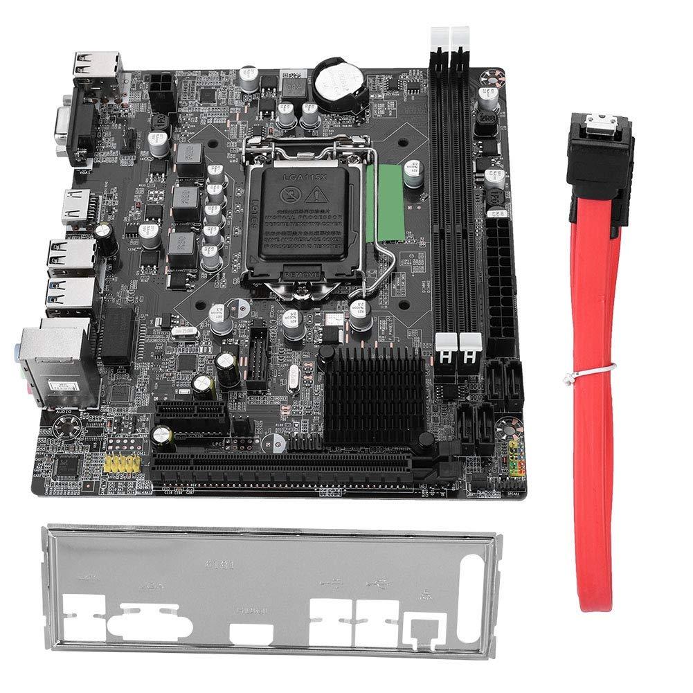 Computer Motherboard,LGA 1155 USB3.0 SATA Mainboard Desktop Computer Motherboard for Intel B75