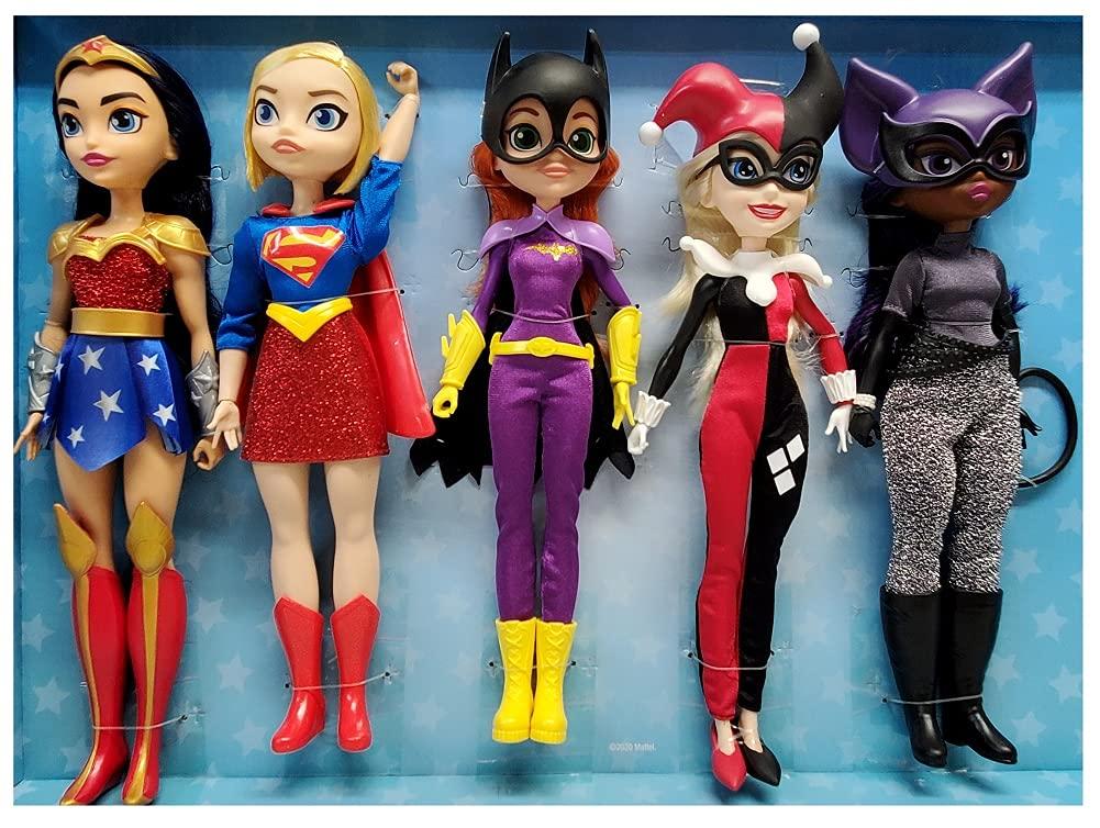 DC 5 Super Hero Girls Teen Dolls Wonder Woman Supergirl Harley Quinn Catwoman