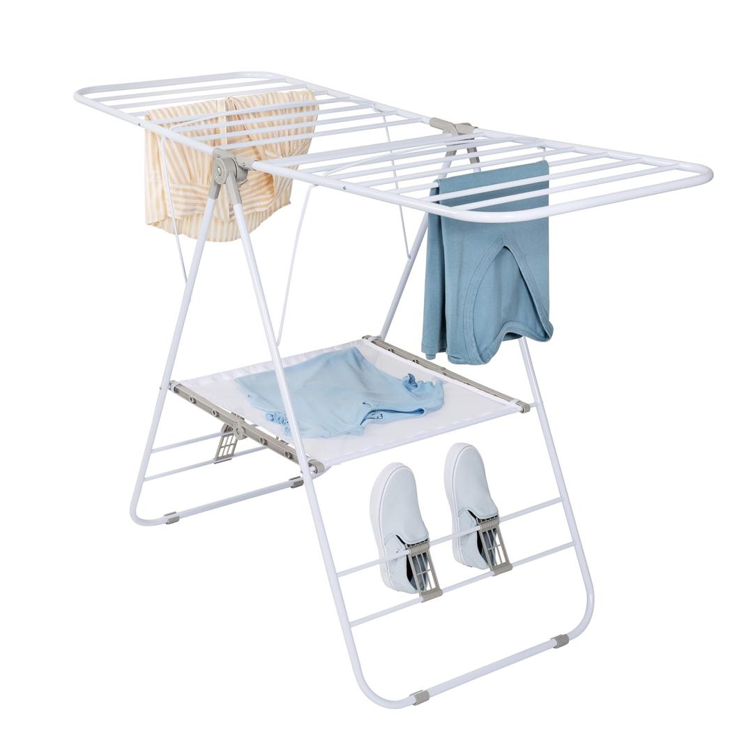 Honey-Can-Do Heavy Duty Gullwing Drying Rack, White Metal