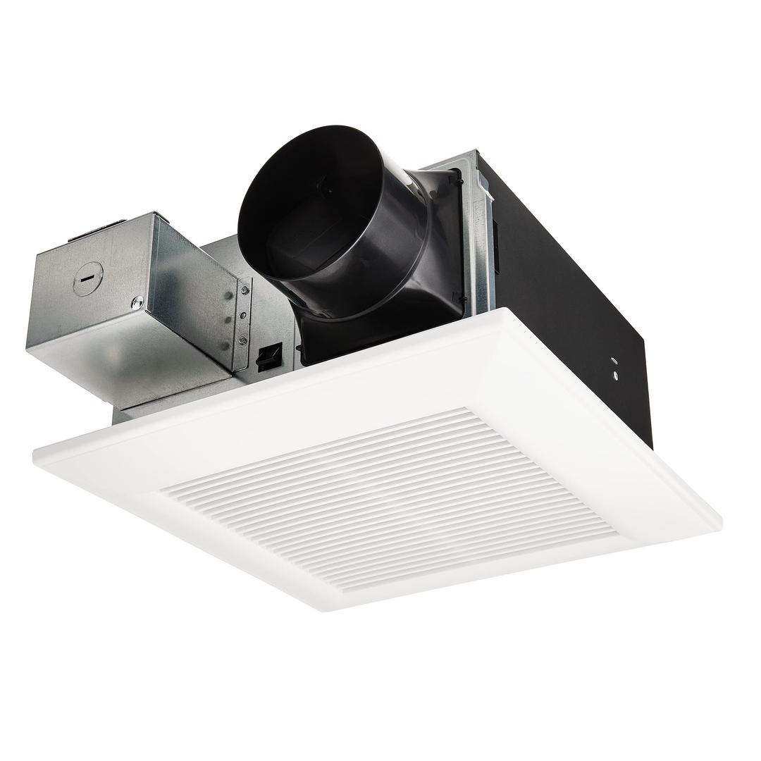 PanasonicFV-0511VF1 WhisperFit DC Fan 50-80-110 CFM Retrofit Bathroom Exhaust Fan - Quiet Energy Star-Certified Energy-Saving Bathroom Ceiling Fan