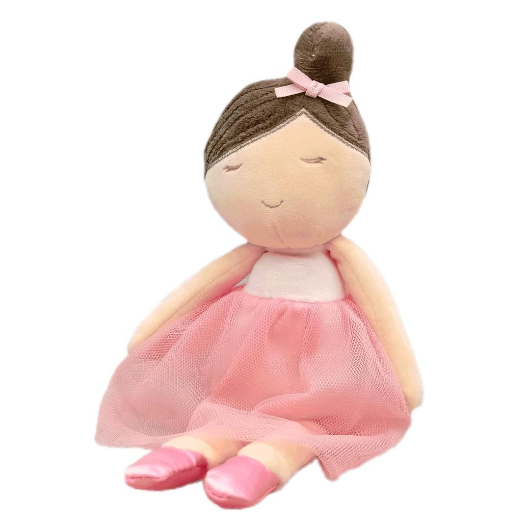 Baby Doll Soft Ballerina Doll Plush Rag Doll 13.7" (Girl)