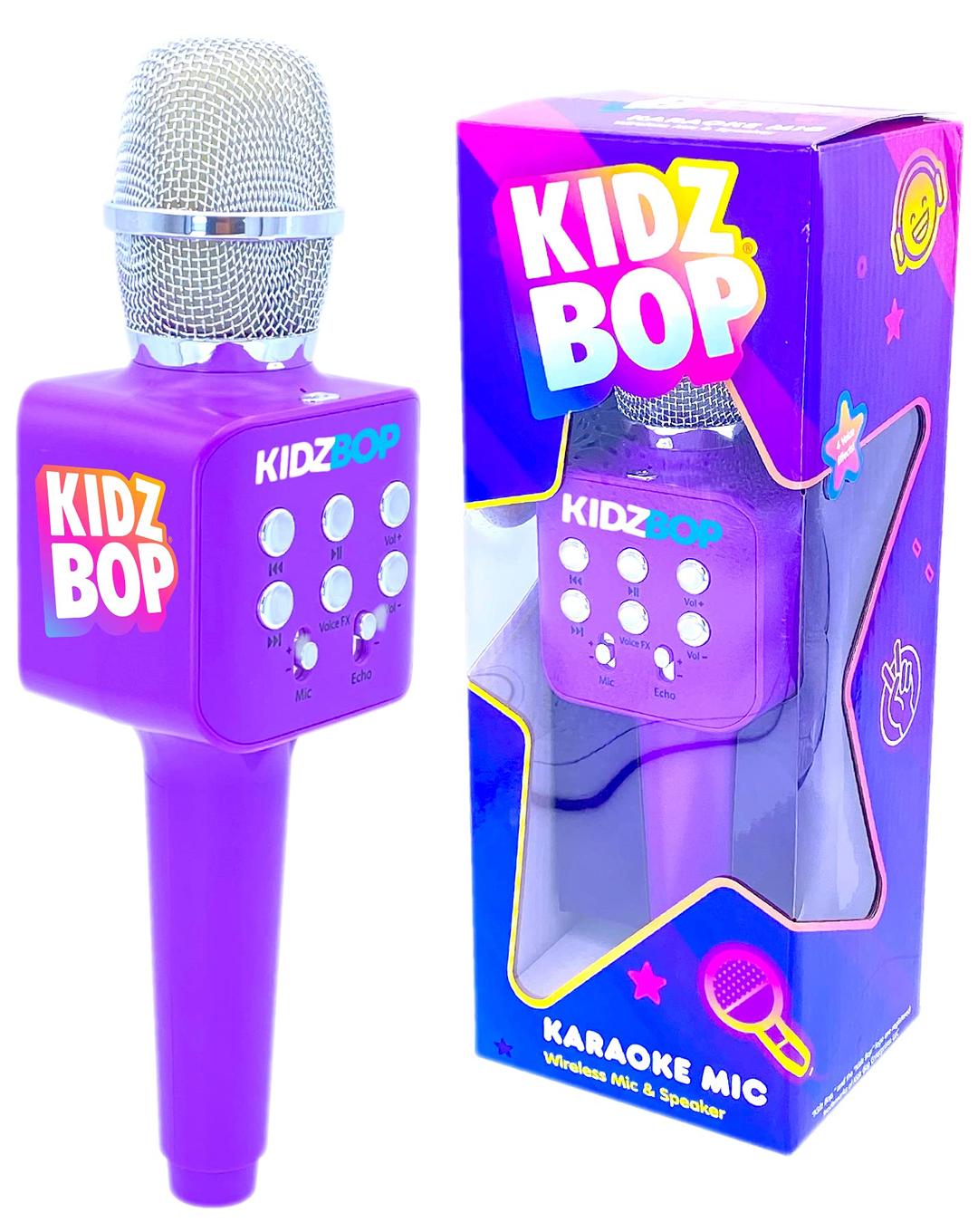 Move2Play, Kidz Bop Karaoke Microphone | The Hit Music Brand for Kids | Birthday Gift for Girls and Boys | Toy for Kids Ages 4, 5, 6, 7, 8+ Years Old