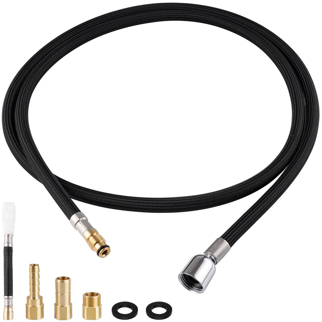 K-1219935-BC Hose Kit Compatible with Kohler Pull Down Kitchen Faucet, 68 Inches Pull-Out Kitchen Faucet Hose Replacemnet Part of K-1304674-BC, Spray Hose Replacement Hose Kit