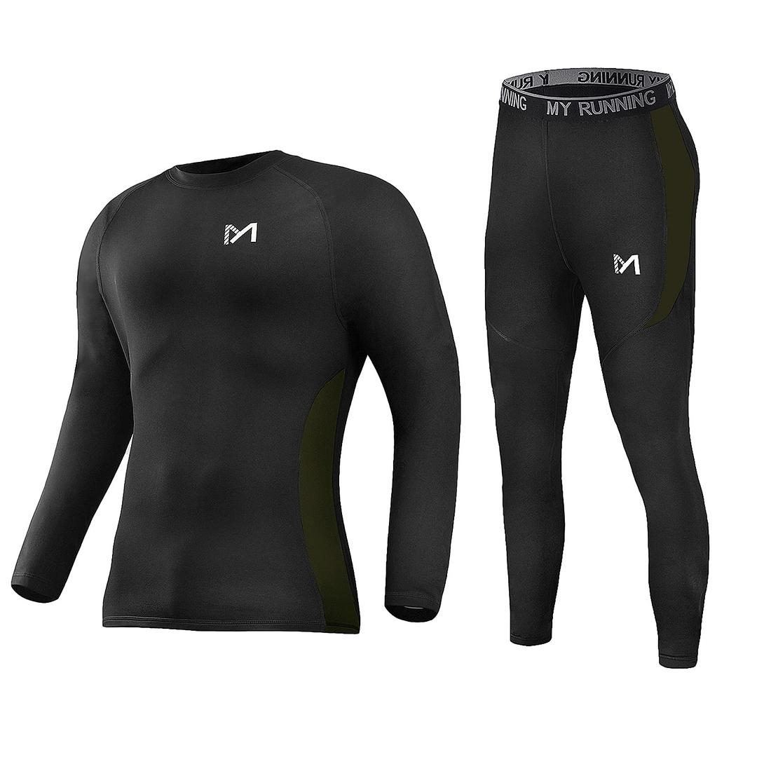 Men's Thermal Underwear Set Sport Long Johns Base Layer