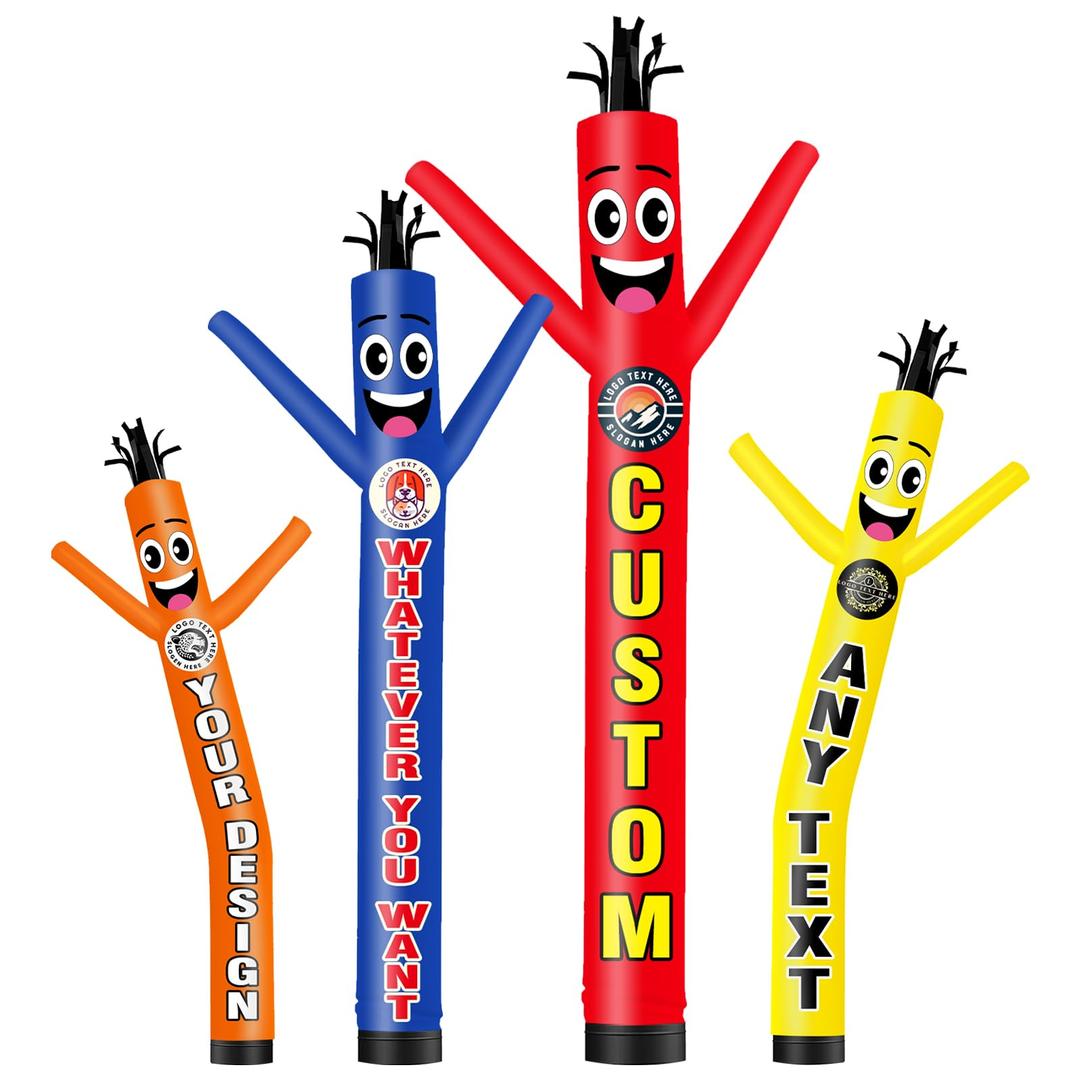 20FT Tall Inflatable Tube Man Custom Wacky Wavy Dancing Guy (18''Diameter) for Outdoor Decoration Advertising Business Promotion (Blower Not Included)