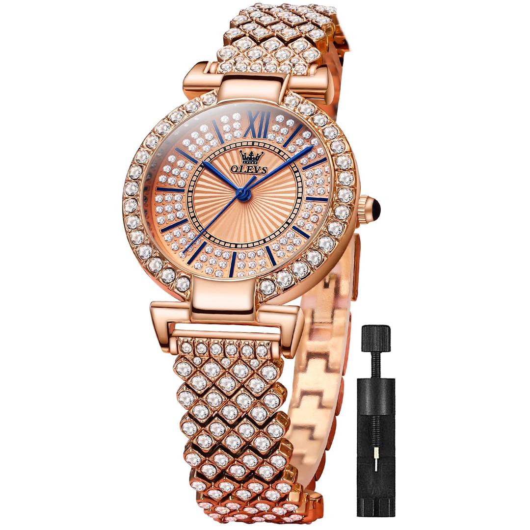 Ladies Watches Rose Gold Japanese Quartz Female Watches for Women Waterproof Stainless Steel Casual Dress Lady Wrist Watches