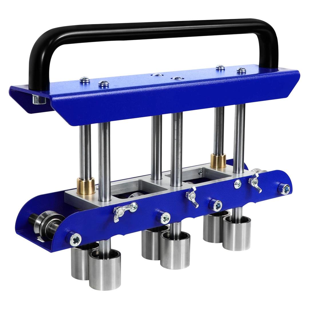 Three-Station Edge Roller for Bending Metal Roofing Materials at 0-90 ° Angle,Sheet Metal Edge Roller Bender Fit for 29 to 22-Gauge Steel,Making 5/8" to 4" (16 to 102 mm) Bends.