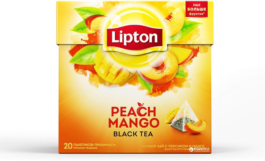 Lipton Mango Peach Pyramid tea bags - 1 box