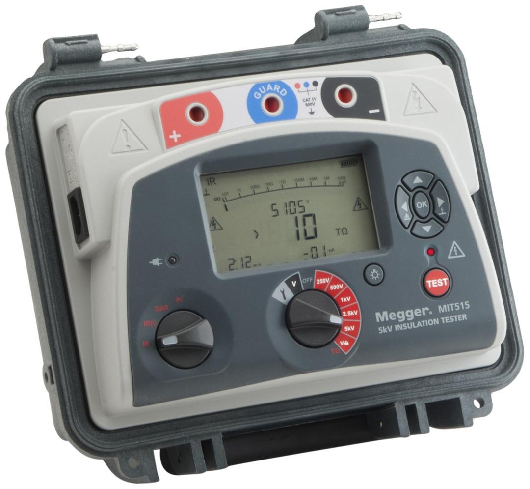 MeggerMIT515-US Insulation Tester, 10 Teraohms Resistance, 5kV Multi-Range Test Voltage