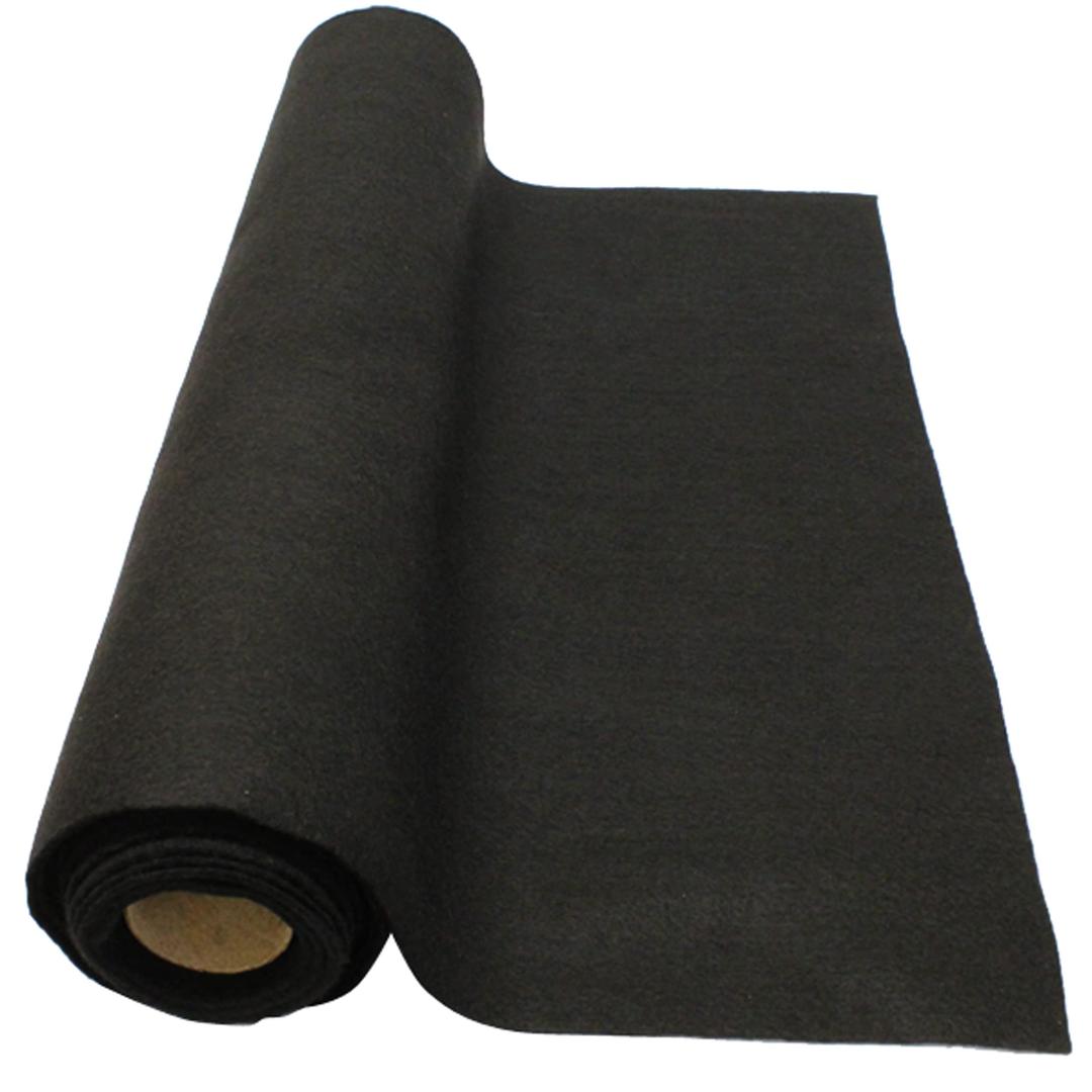 Bright Ideas Felt Roll – Black. Sheet Size: 45cm x 2.5m, 1.4mm Soft Thick Wool and Synthetic Felt Supplied on The Roll. Ideal for Craftwork Sewing, Patchwork and Arts & Crafts. BI8085.