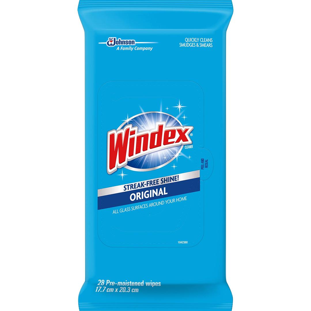 WindexGlass and Multi-Surface Cleaning Wipes, 28 Count - Pack of 3 (84 Total Wipes)