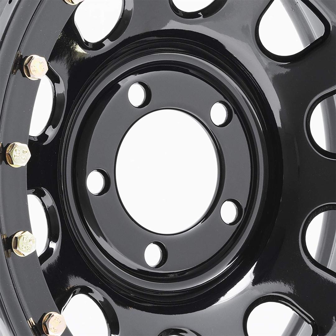 PRO COMPSteel Wheels Series 252 Wheel with Gloss Black Finish (15x10"/5x5.5")