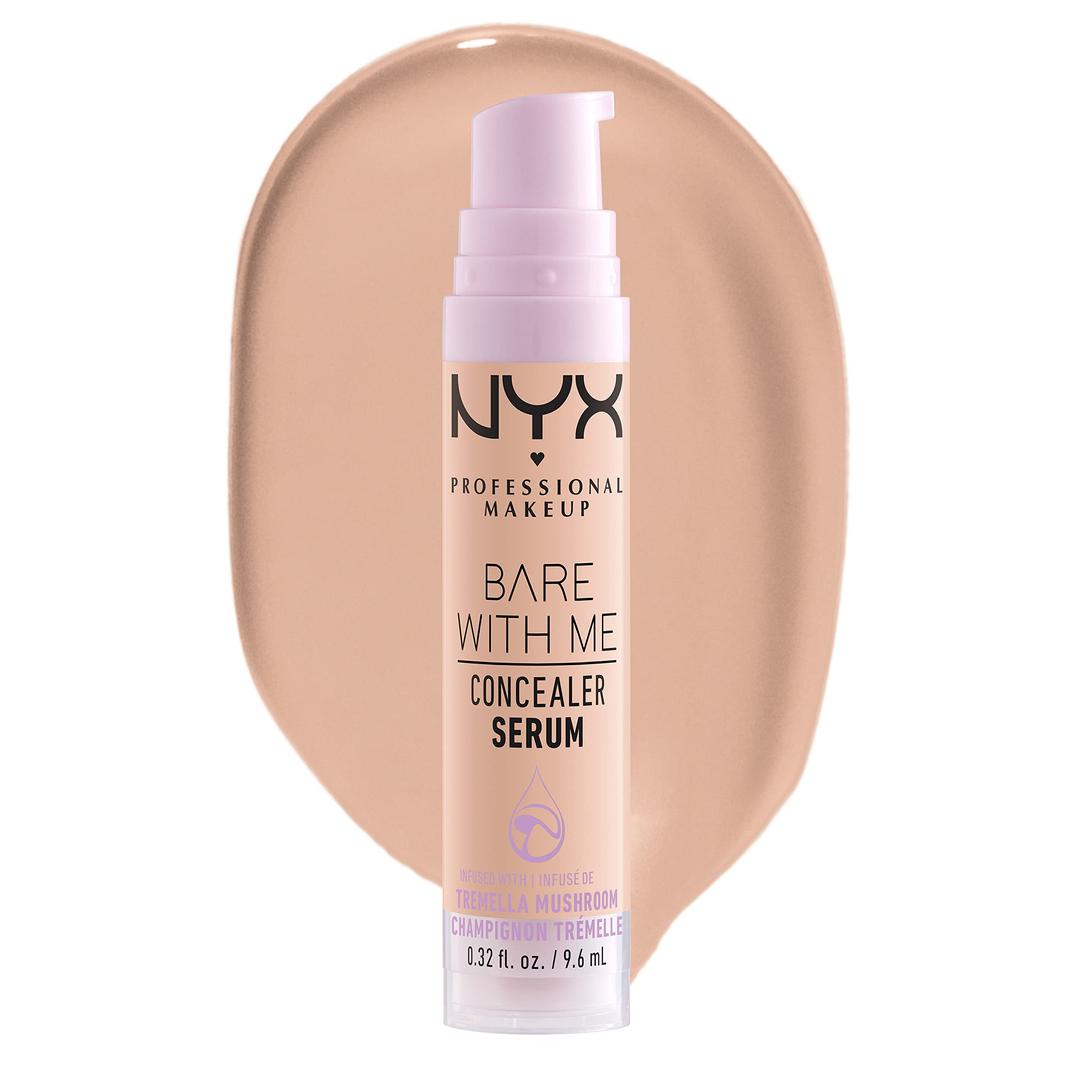 NYX PROFESSIONAL MAKEUP Bare With Me Concealer Serum, Concealer Makeup For Up To 24Hr Hydration - Light