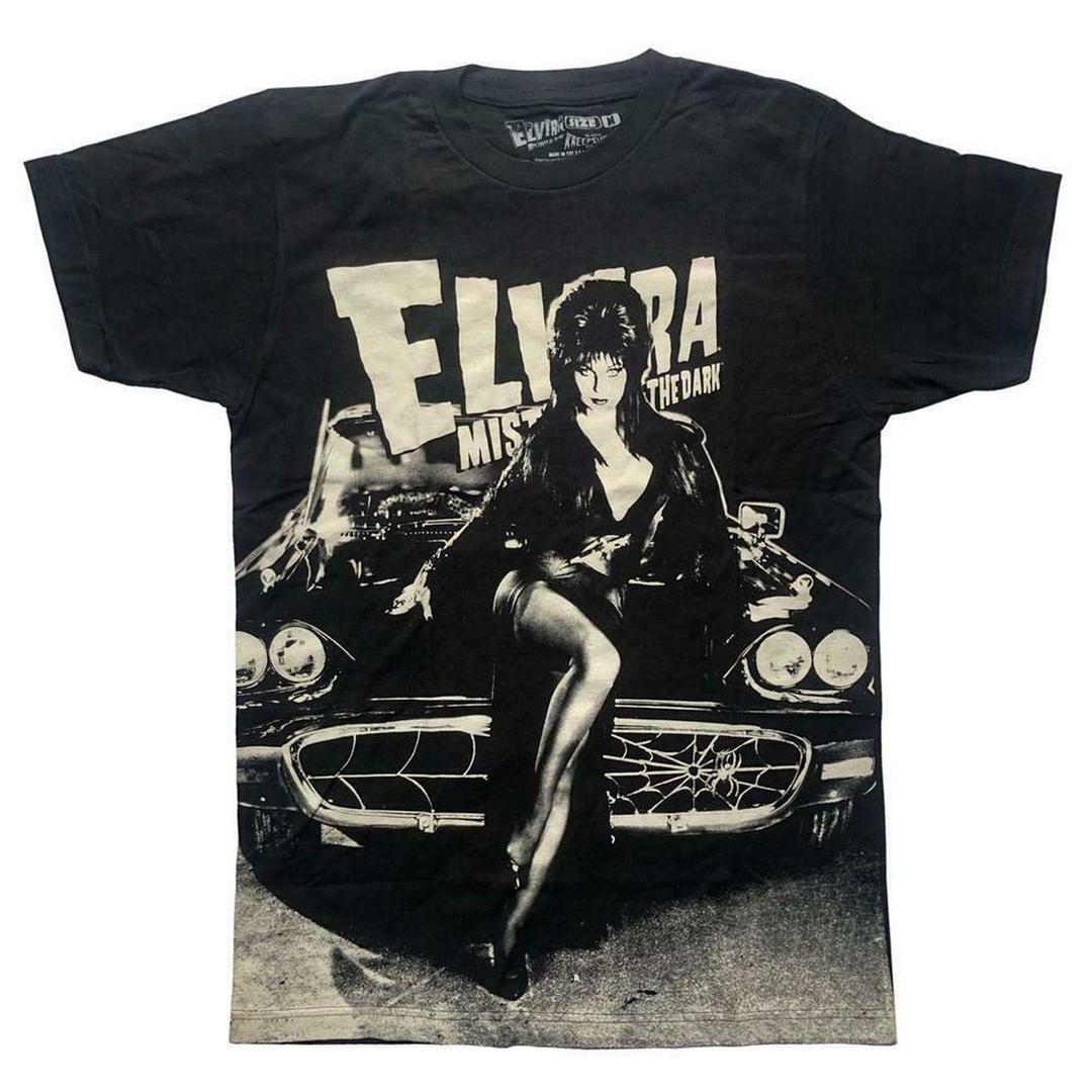 Elvira Macabre Mobile Men's T-Shirt Oversize Print Tee