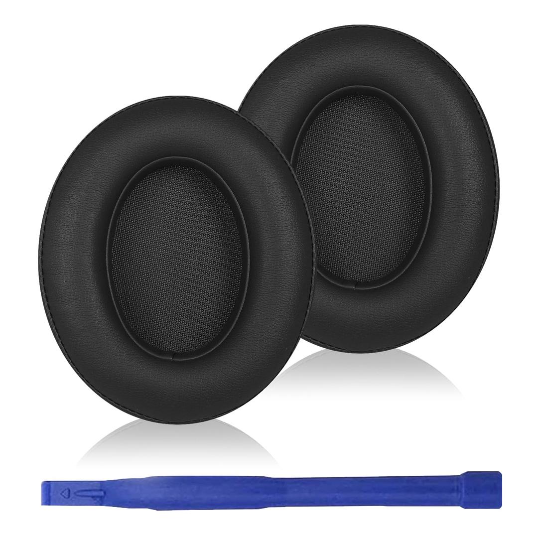 Studio3 Replacement Earpads Ear Pads Soft Protein Leather Cushion Cups Cover Compatible with Beats Studio 2 Studio 3 B0500 B0501 Wired Wireless Over-Ear Headphones (Black)