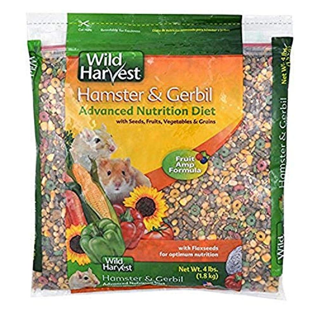 Wild Harvest Hamster And Gerbil Advanced Nutrition Diet, 4-Pound, Multicolor, One Size (E1950W), 4 pounds