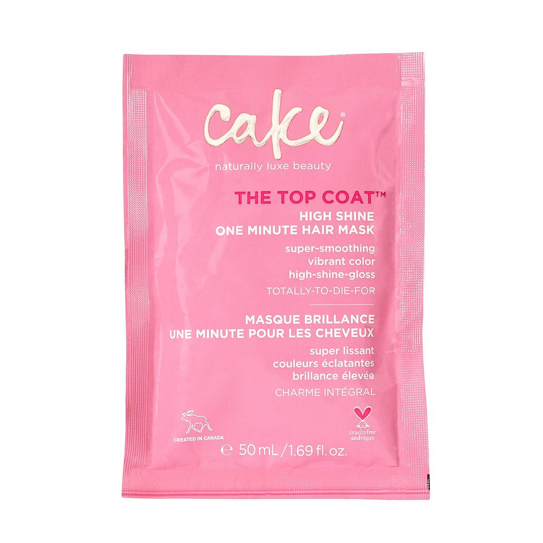 Cake Beauty The Top Coat One Minute High Shine Hair Mask, 1.69 Ounce