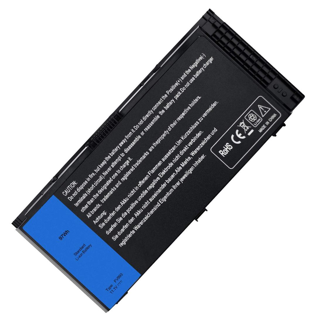 SOLICE New M4800 M6800 FV993 Laptop Battery Compatible with Dell Precision M4600 M4700 M6700 M6600 Series,Fits FJJ4W KJ321 PG6RC V7M28 R7PND Laptop [11.1V 97Wh]-12 Months quality assurance (QA)